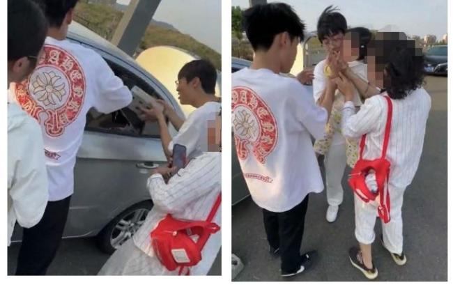 小女孩被困車內(nèi) 3名學(xué)生破窗救人 高溫下的生命救援
