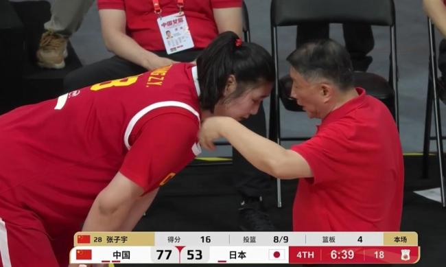 张子宇16分 中国女篮大胜日本女篮 热身赛四连胜