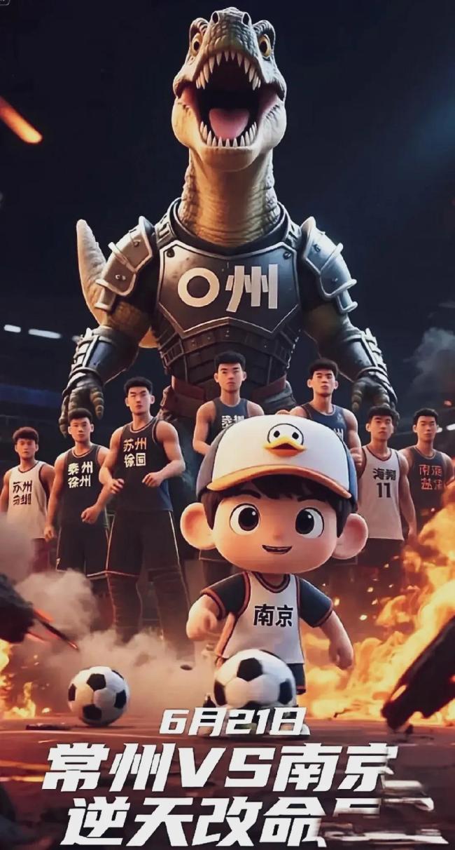 常州四场零进球，网友玩梗‘吊州’出圈，官方自嘲笑翻天！