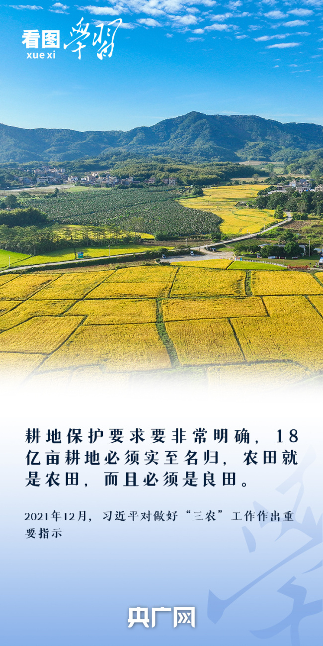 看圖學(xué)習(xí)丨“守住耕地這個(gè)命根子” 總書(shū)記心系耕地保護(hù)