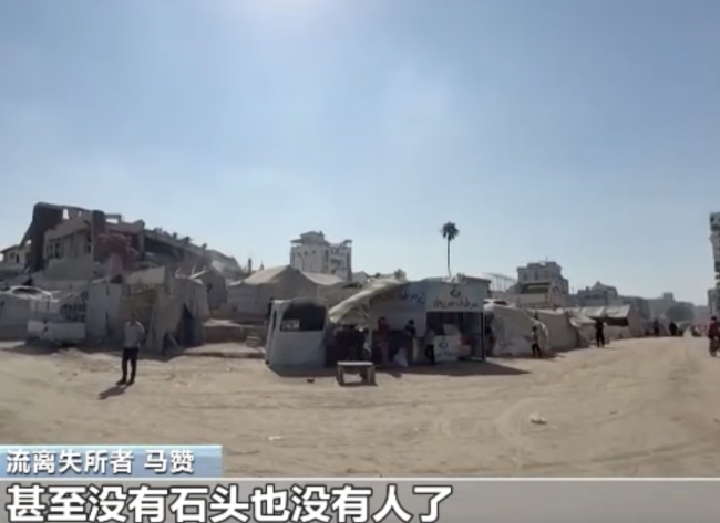 加沙民众：我们连石头都没有了