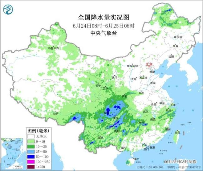 南方新一輪強(qiáng)降雨過(guò)程鼎盛時(shí)段到來(lái) 雨帶綿延上千公里
