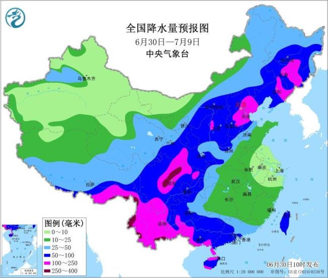 未来十天华北东北及四川盆地多降雨 局地暴雨频发