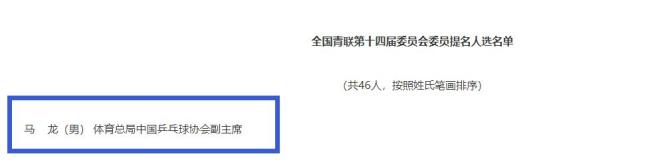 恭喜！36歲馬龍又有新身份：當(dāng)選全國(guó)青聯(lián)副主席 體育界唯一一人 助力青年發(fā)展