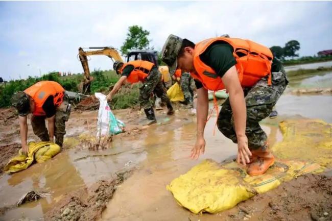 又一次被鱼水情深的双向奔赴感动 军民共筑深情堤坝