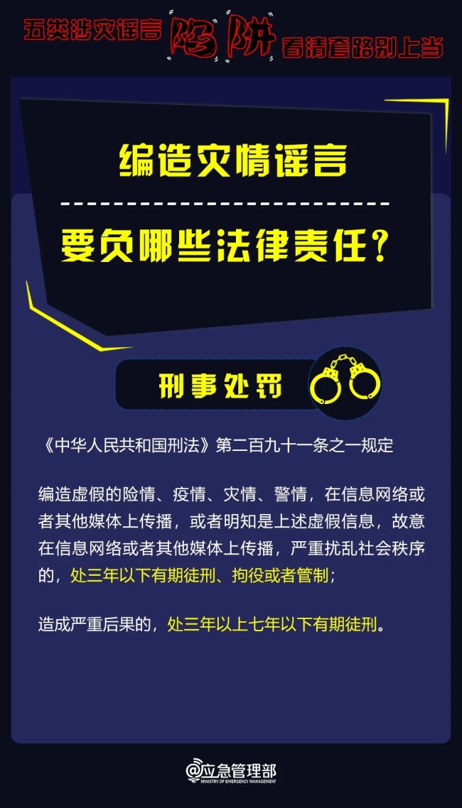 五類涉災(zāi)謠言陷阱 看清套路別上當(dāng)