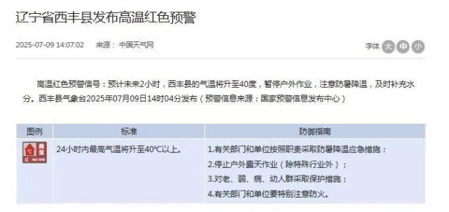 遼寧連發(fā)30多條高溫預警 全省熱浪滾滾