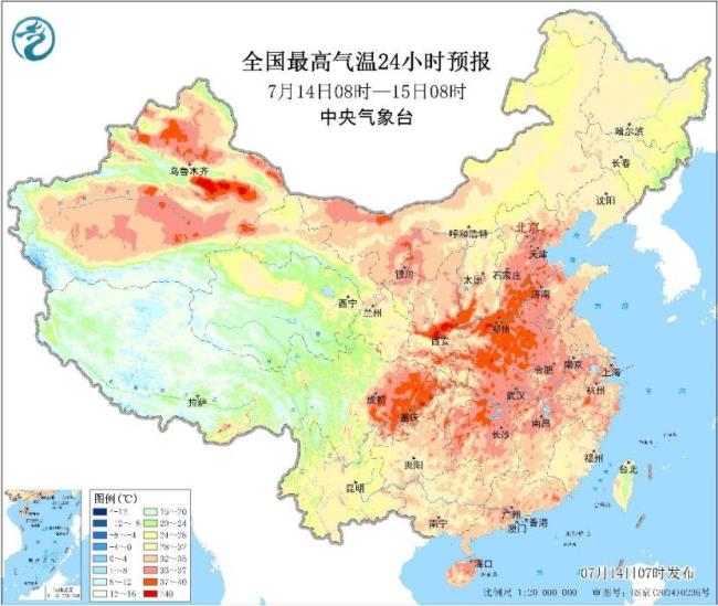 明后兩天進(jìn)入高溫最強(qiáng)時段