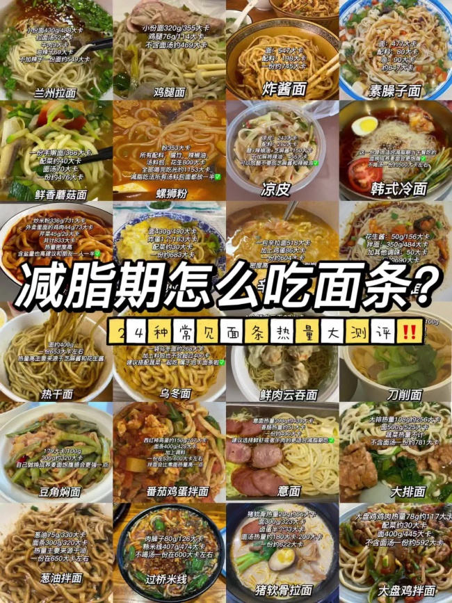 苹果型身材减脂不要吃太多面食！