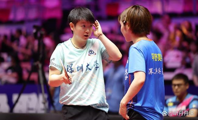 平野美宇叫孙颖莎莎莎桑 乒乓高端课堂