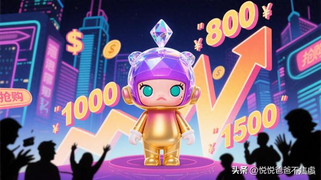 泡泡玛特新品还没卖已被炒到800元!