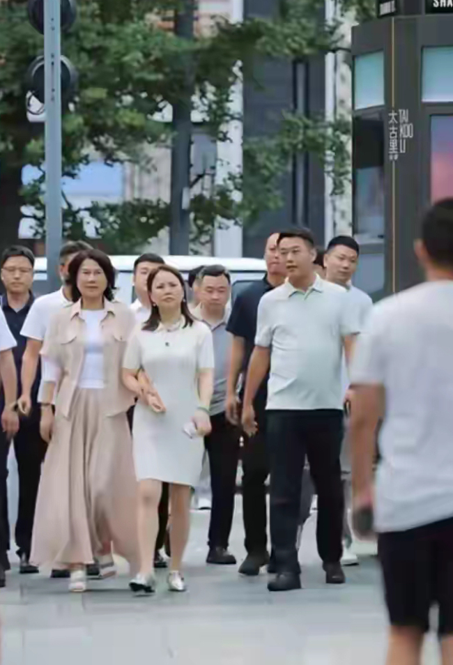 网友在成都街头偶遇董明珠 引发热议
