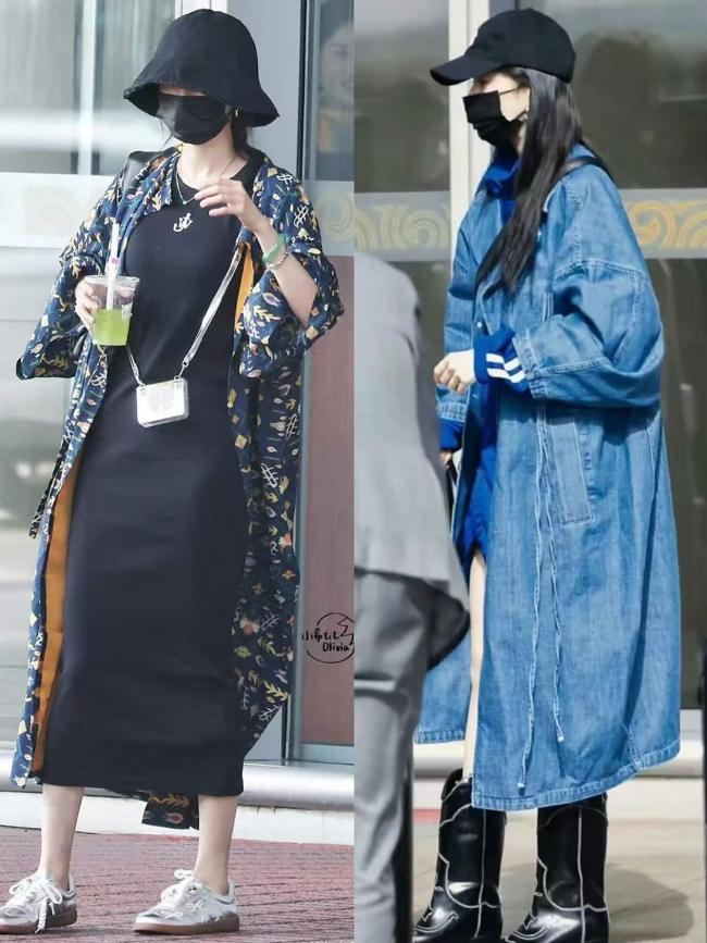 秋天穿风衣,劝你别配丝袜、高跟鞋 杨幂的时髦搭配技巧