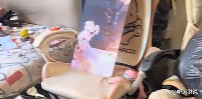 女孩退租留下满屋垃圾和粪便
