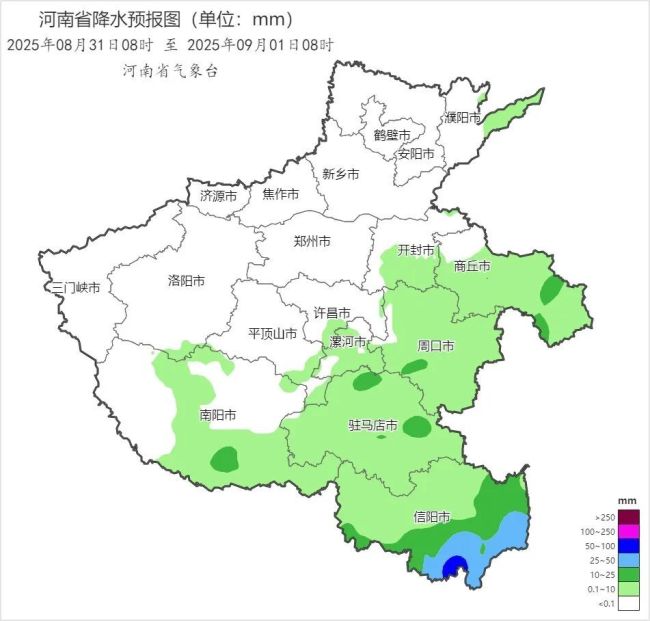中到大雨 河南大范围降水来了 雨后添凉意