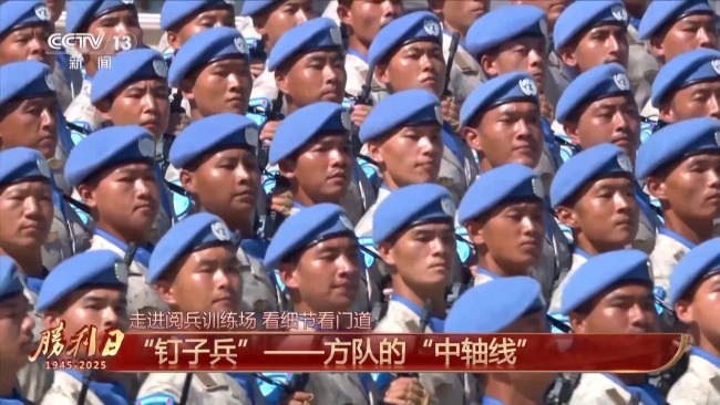 阅兵方队里的“三兵”是哪“三兵” 揭秘方队骨架角色