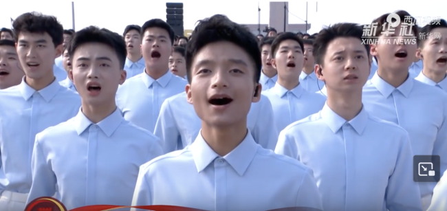 抗战经典歌曲响彻阅兵现场