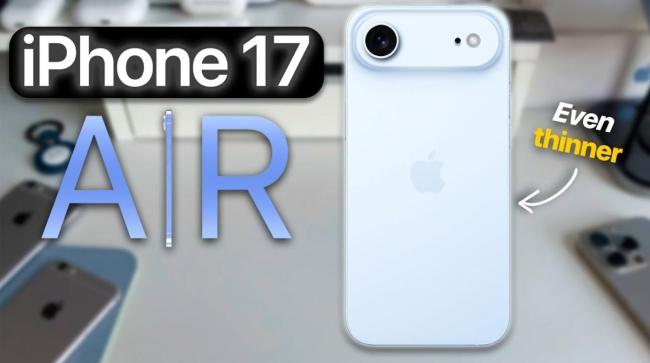 苹果新发布iPhone Air的布i薄美惊艳与隐忧