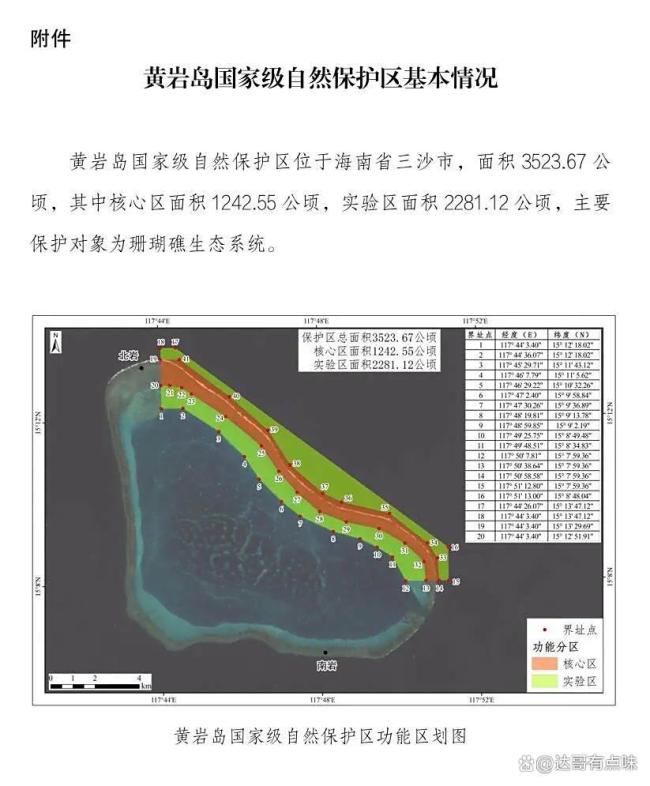 黄岩岛国家自然保护区能开放旅游吗 生态保护优先