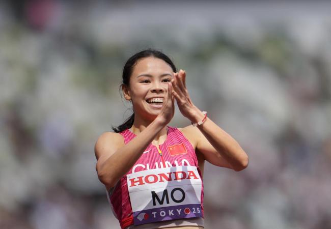 莫家蝶晋级女子400米栏半决赛