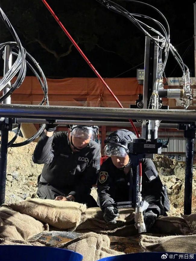 香港炸弹已拆除外壳 500磅TNT炸药正被销毁