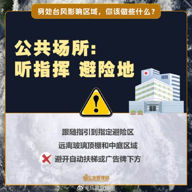 身处台风影响区域该如何应对？