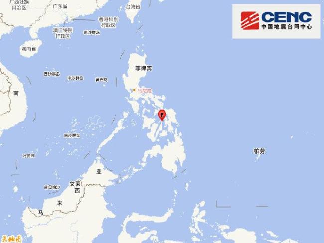 菲律宾群岛地区发生6.9级地震