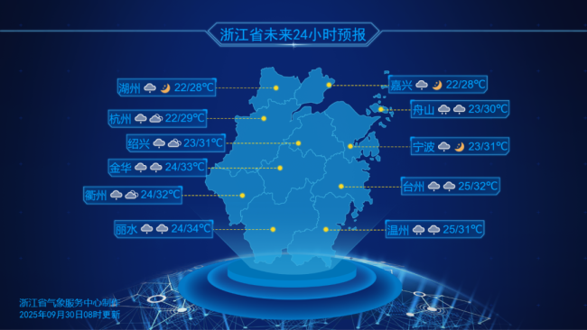 连续5天超35℃！浙江国庆热热热，39℃在候场