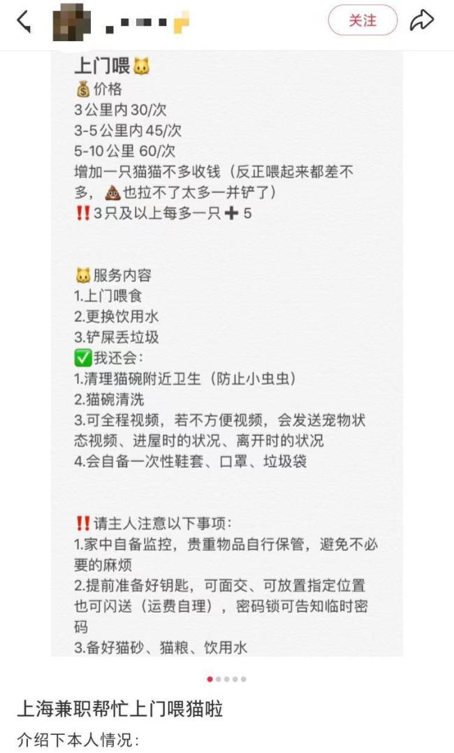 假期接270单上门喂养 最高1单8100元 宠物托管需求激增