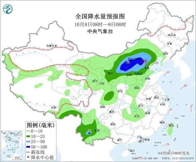 假期返程注意冷空气带来降温和雨雪 多地降雨需防次生灾害