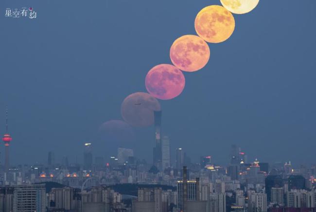 中秋月亮 超级月亮现身夜空