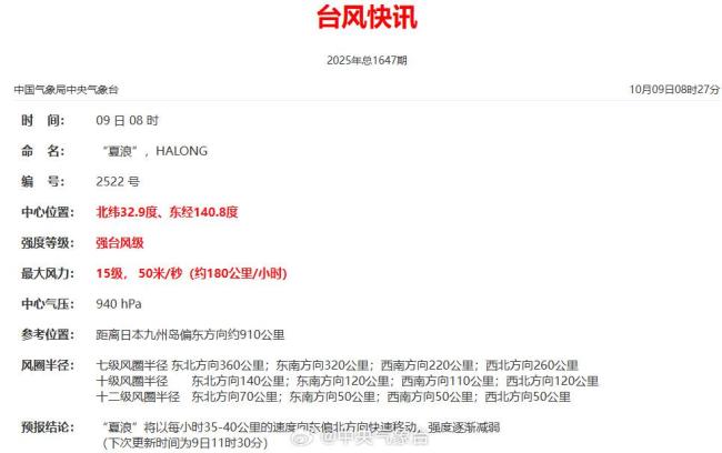 日本或现数十年一遇大规模灾害 台风“夏浪”逼近