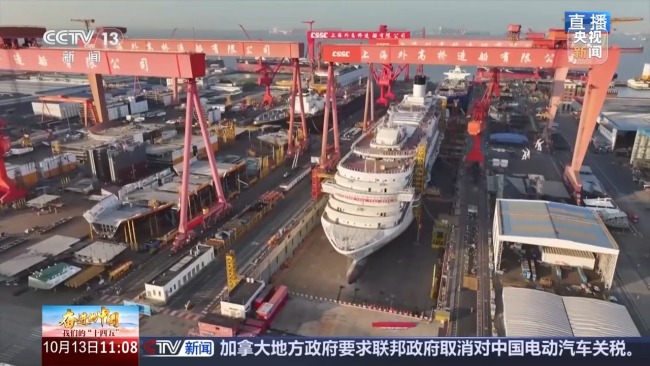 第二艘国产大型邮轮已建成85% 解锁邮轮新体验