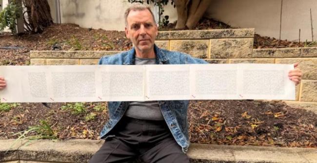 新西兰男子超级姓名创吉尼斯纪录 20分钟念不完