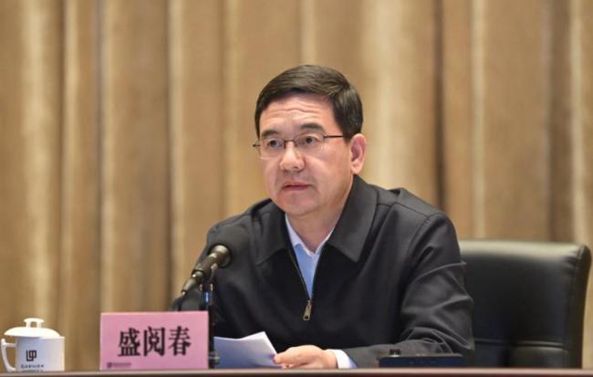 盛阅春任湖北省委常委、武汉市委书记