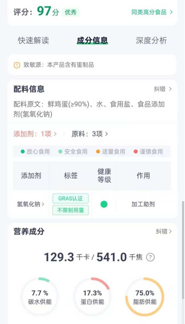 多款app用AI测食物成分结果惊人 测评准确性引争议
