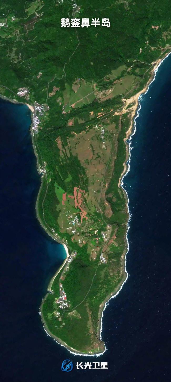 每條街道都清晰可見 看衛(wèi)星視角下的中國臺灣省