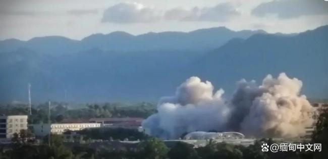 缅甸军方连续四天爆破KK电诈园区 炸弹碎片落入邻国