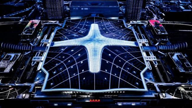 未來感十足！網友：這個車站“太科幻”！