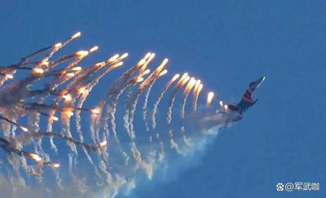俄勇士飞行表演队炫特技“落叶飘” 苏-35S闪耀南昌天空