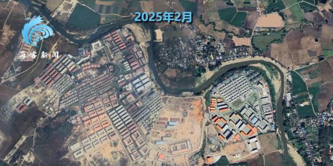 卫星探秘妙瓦底KK园区扩建情况 边境电诈园区快速蔓延