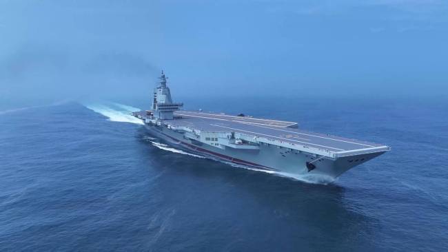 福建舰舷号已刷 或将正式服役 战力形成指日可待