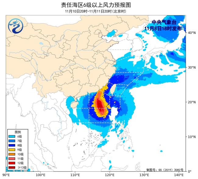 我国近海将有8级以上大风 多海域风力增强
