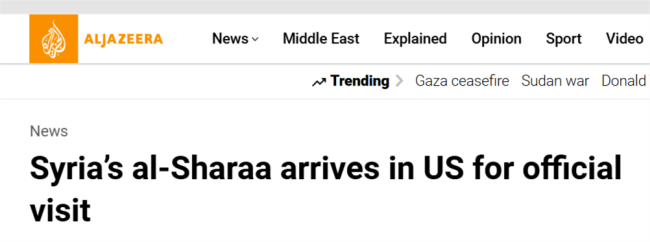 叙利亚领导人访问美国将会见特朗普