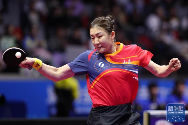 陈梦开门红晋级女单16强 4比0完胜孙铭阳