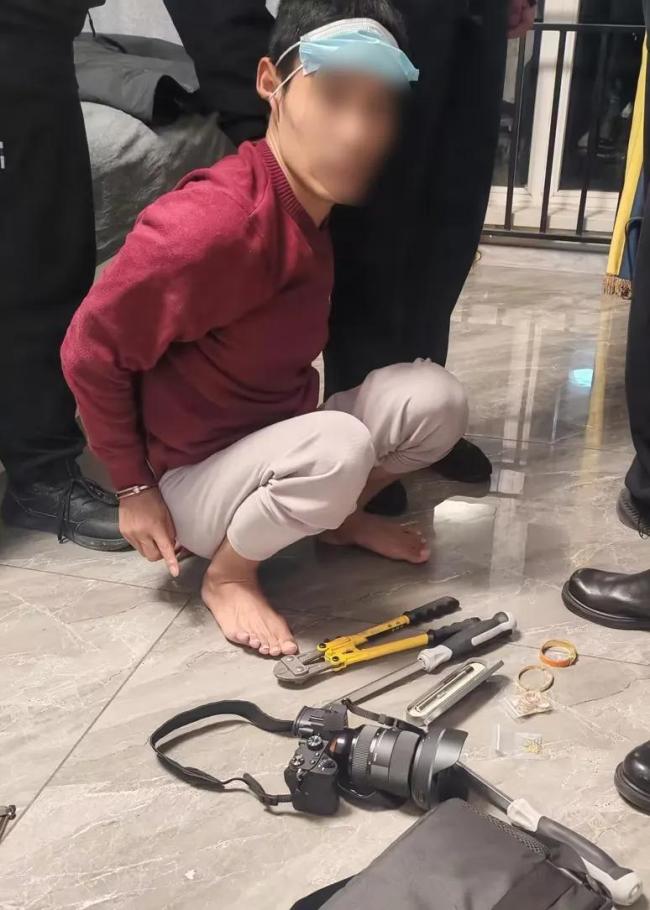 沈阳警方7.5小时破获别墅被盗案 蟊贼落网时正计划再作案