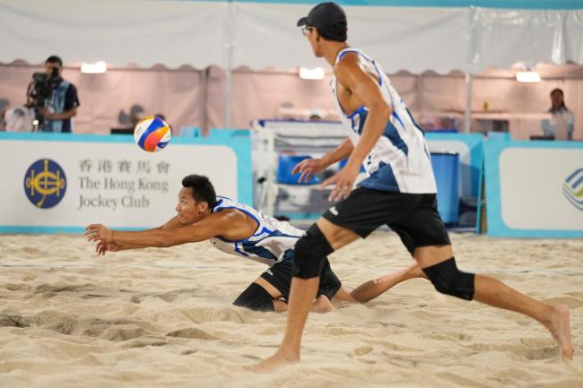 全运会男子沙排江苏队夺冠 精彩对决引爆全场