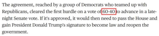 美国政府要开门了吗 协议迈出第一步