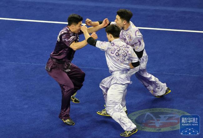 全运会武术套路团体比赛：山东队夺金 展现实力