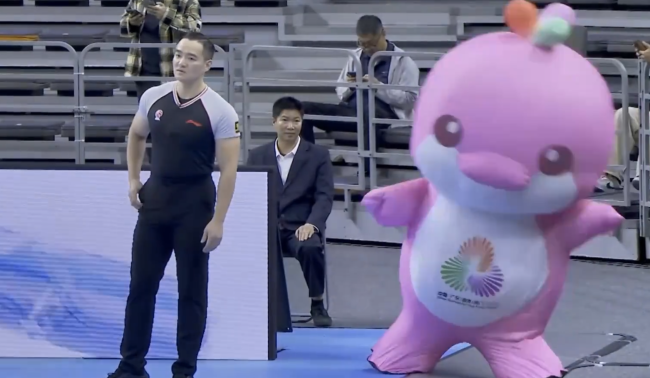 吉祥物眼里全是活 全运会显眼包